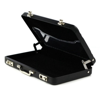 IBelieve Mini Aluminum Suitcase Shaped Business Card Holder BoxBlack - Intl Juli 2018 - 3 iBelieve Mini Aluminum Suitcase Shaped Business Card Holder BoxBlack - intl - 3