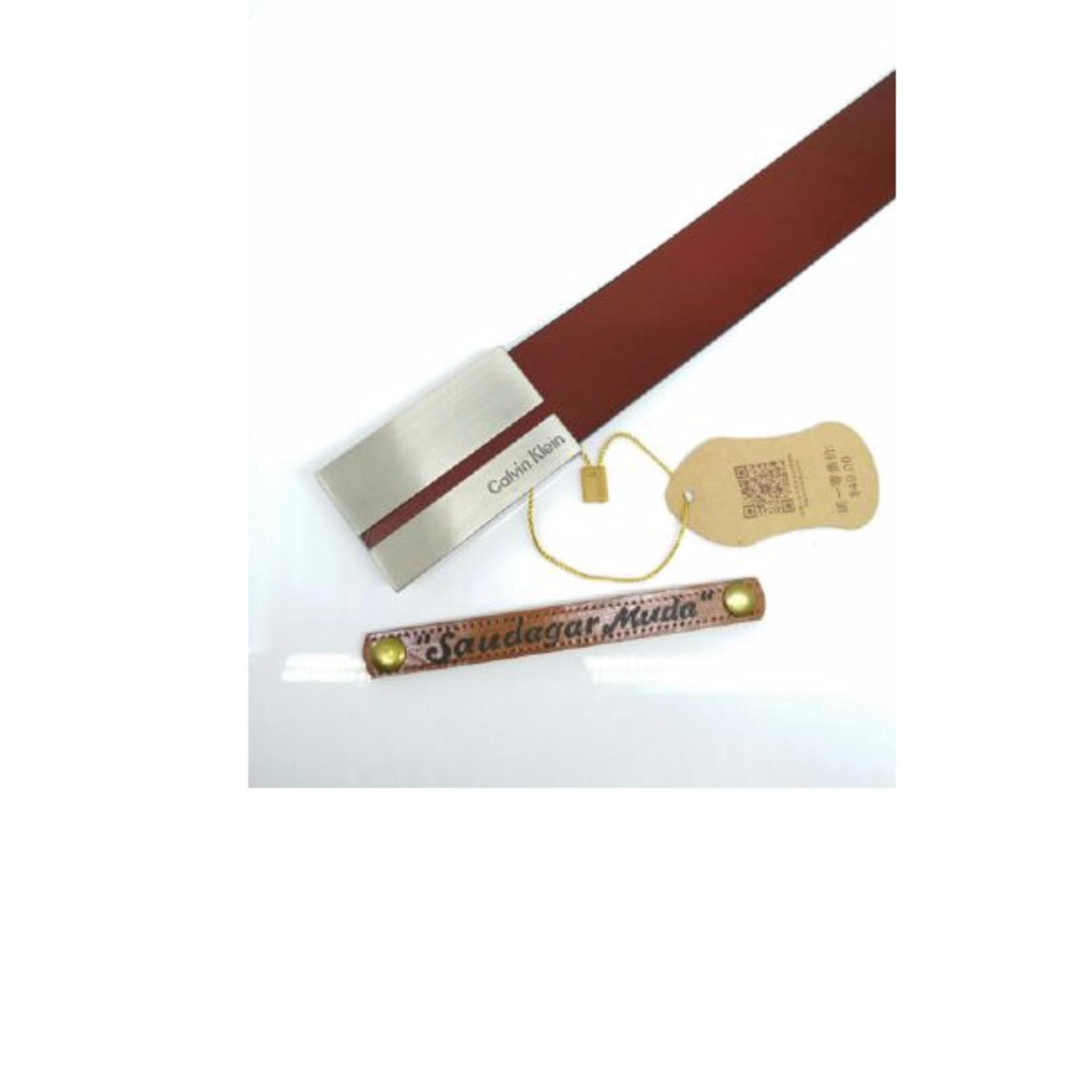 ikat pinggang CK leather Coklat ...