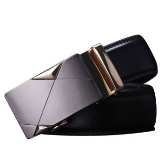 HKS Fashion Microfiber Leather Automatic Buckle Men Belt - intl