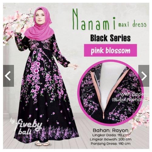 IndonesiaHeritage Gamis Syari Busui Bumil  - Gamis Pesta Jumbo - Big Size - M to XL - bahan Adem - Maxy Maxi Dress - Batik Long Dress - Baju Kondangan Muslimah Jumbo