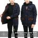 Jaket Parka Pria Hitam List Coklat Best Of produk best Seller