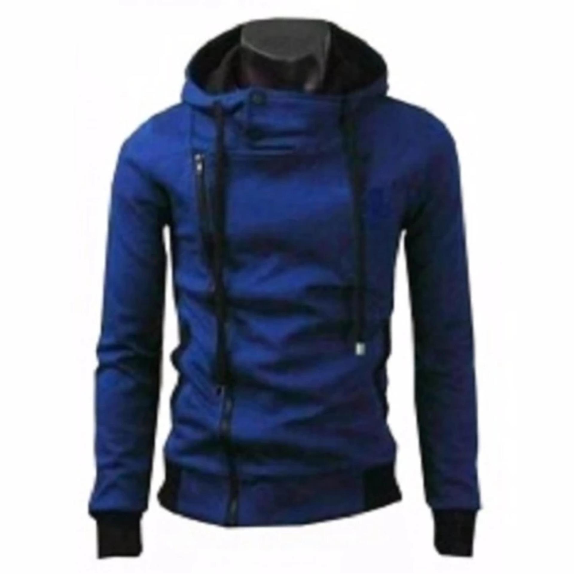 Jaket Pria - Jaket Harakiri - Fleece - Biru