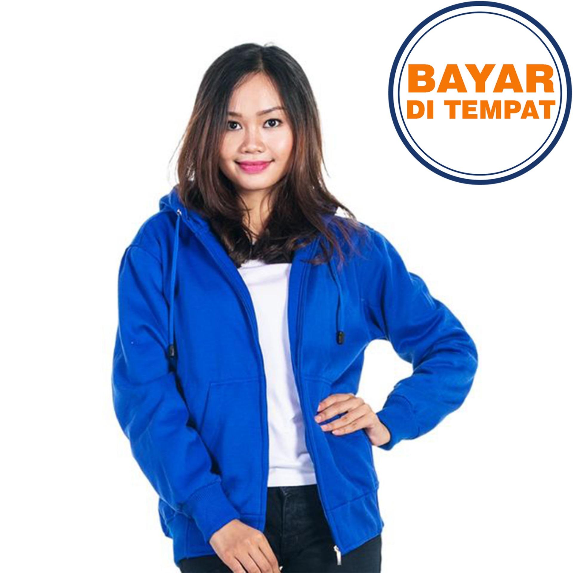 Jaket Sweater Polos Hoodie Zipper Unisex Best Seller