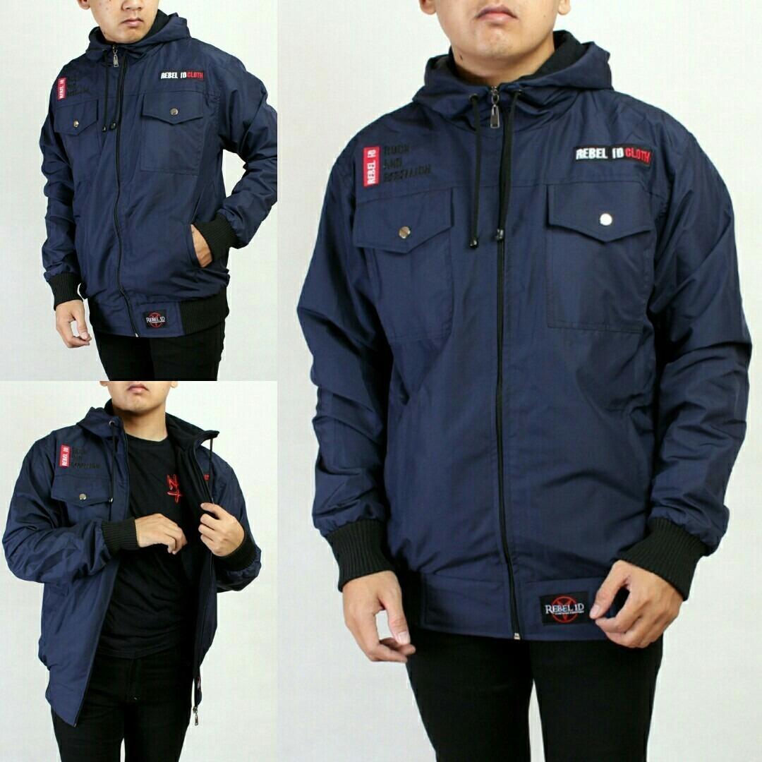 Jaket Taslan Hoodie Premium