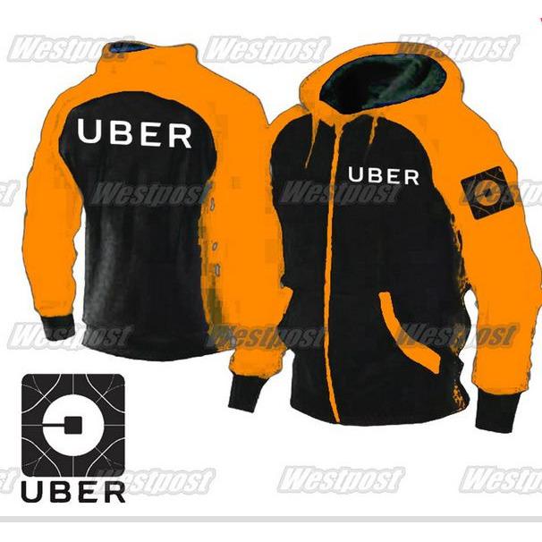 JAKET UBER HOODIE ZIPPER UBER TAKSI ONLINE UKURAN S M L XL XXL