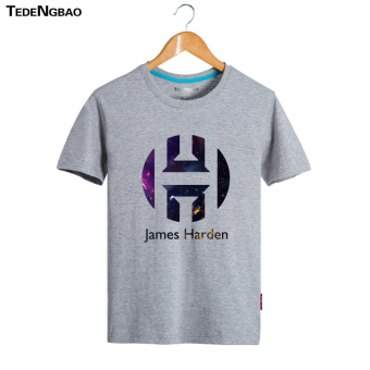 Gambar James remaja lengan pendek t shirt basket olahraga t shirt (9)