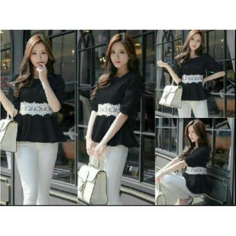 Shoppaholic Shop Blouse Namiya Sabrina Putih. Source · J&C Atasan Wanita Karen / Kemeja Korea