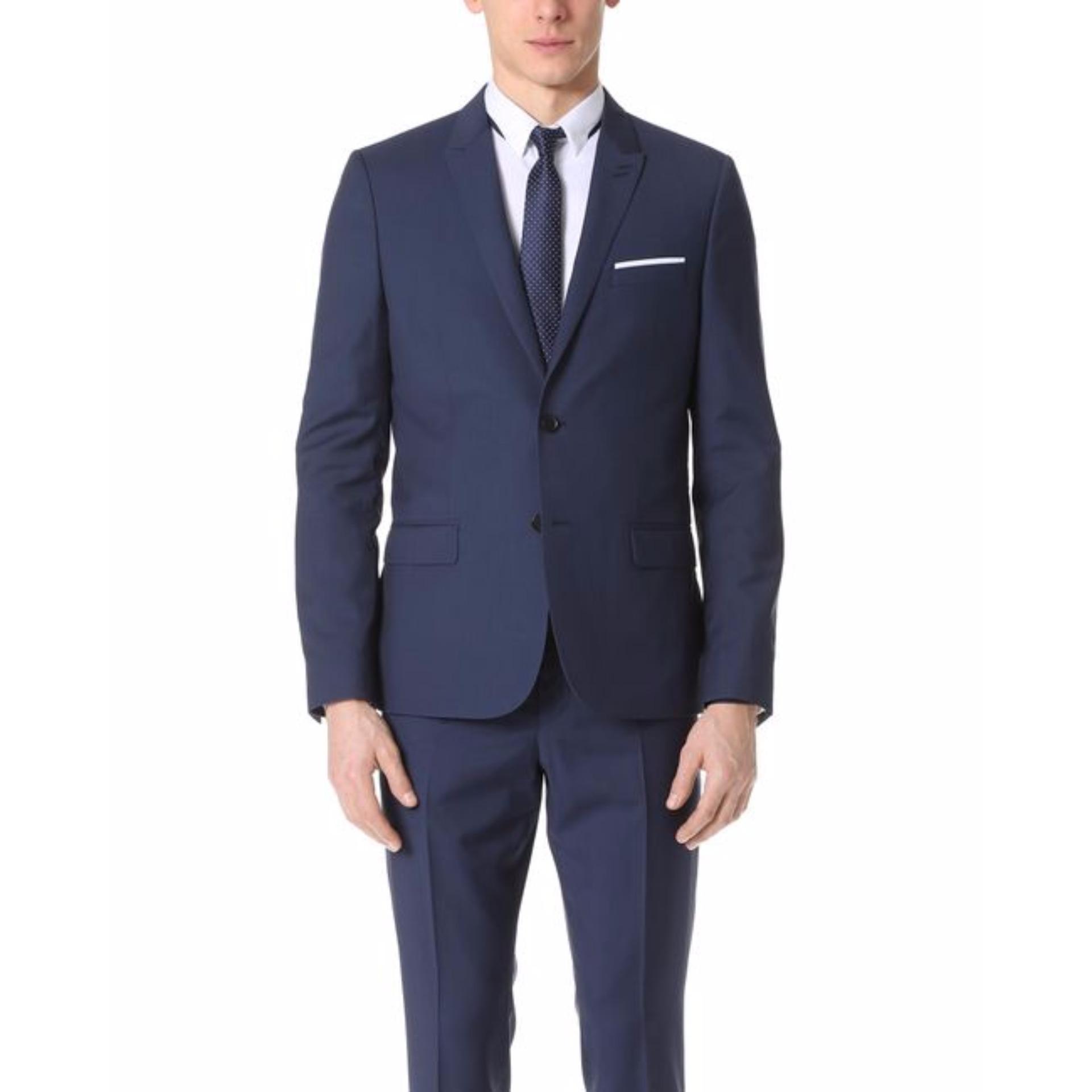 Jas Blazer - Jas dan Celana Pria Blue Stylish