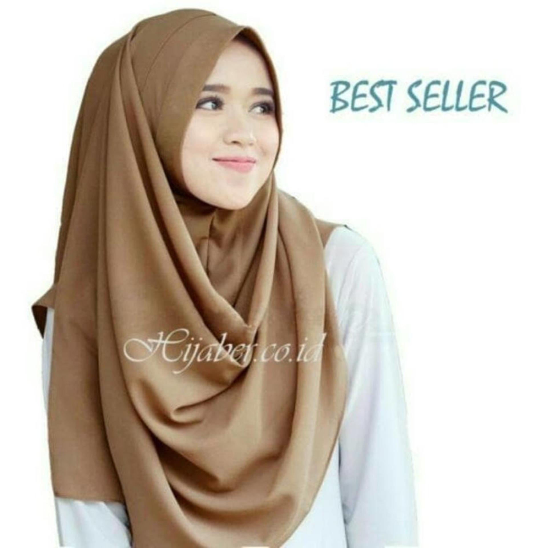 Jilbab Hijab Pashmina Instan Zafina - Kerudung Pasmina Medium Grosir Pastan Terbaru Murah