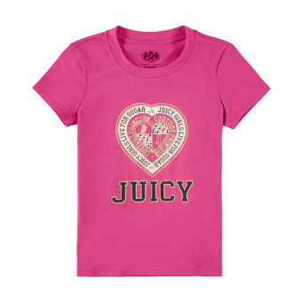 Gambar Juicy Couture Shishang Gadis surat cinta t shirt (Produk merah)