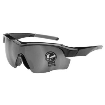 Gambar Kacamata Sport Olahraga Running Sepeda Outdoor Adventure Mercury Sunglasses 9189 for Man and Woman   Hitam