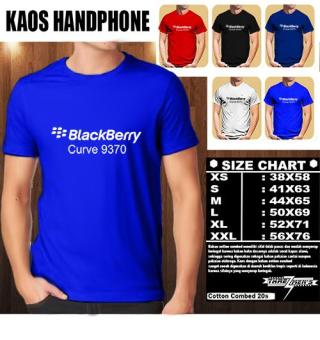 Gambar Kaos Gadget HP Distro Baju T Shirt Handphone blackberry Curve 9370Font