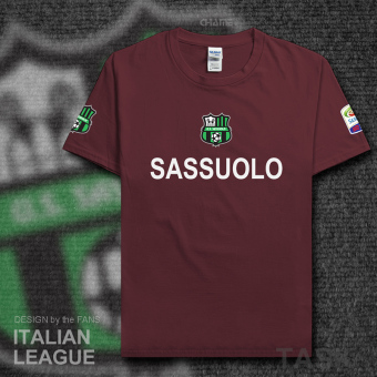 Harga Kasual kapas lengan pendek Serie A pelatihan t shirt jersey
(Lengan pendek merah marun) Online Terbaik