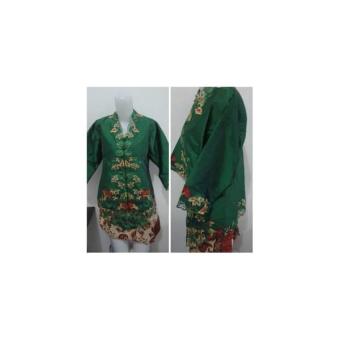 Gambar KB 1701 Kebaya Model Modern Warna Hijau Ukuran XL.