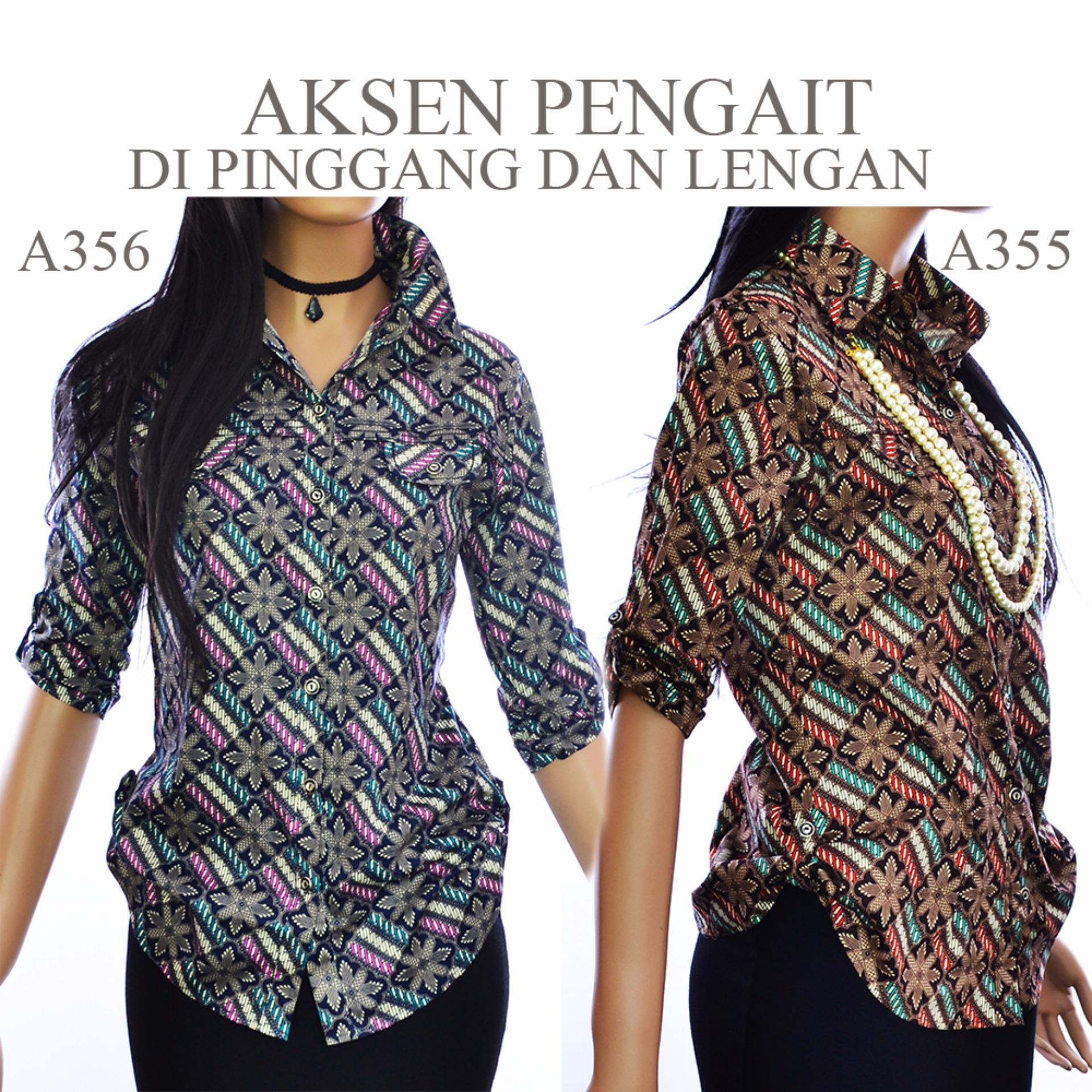 ... Kemeja Blouse atasan batik blus A356