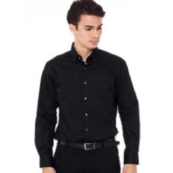 Gambar Kemeja hitam polos formal