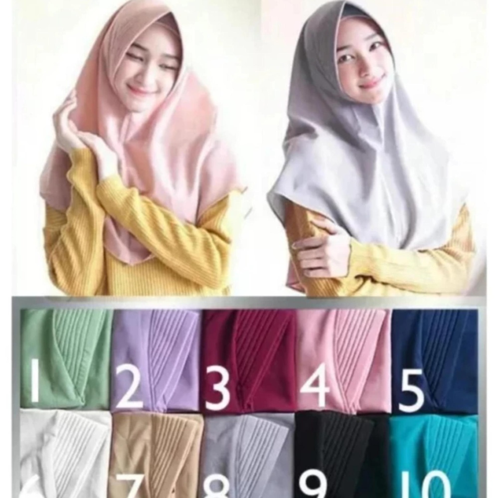 Kerudung Hijab simpel / Jilbab Muslim Pashmina / Khimar Instan Najwa Pet Cantik Kerudung Hijab simpel / Jilbab Muslim Pashmina / Khimar Instan Najwa Pet Cantik