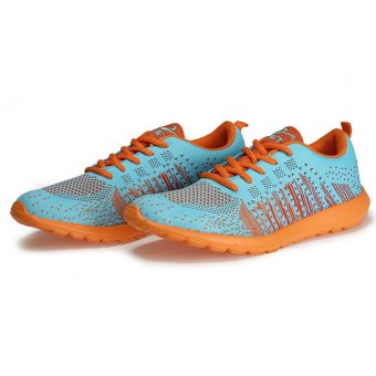 Gambar Keta Sepatu 181 Airmax Running Outdoor  Olahraga 04 Series  Biru Oranye