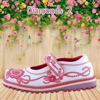 Gambar KIPPER Type Diamond 2 Sepatu Anak Perempuan   Merah Muda