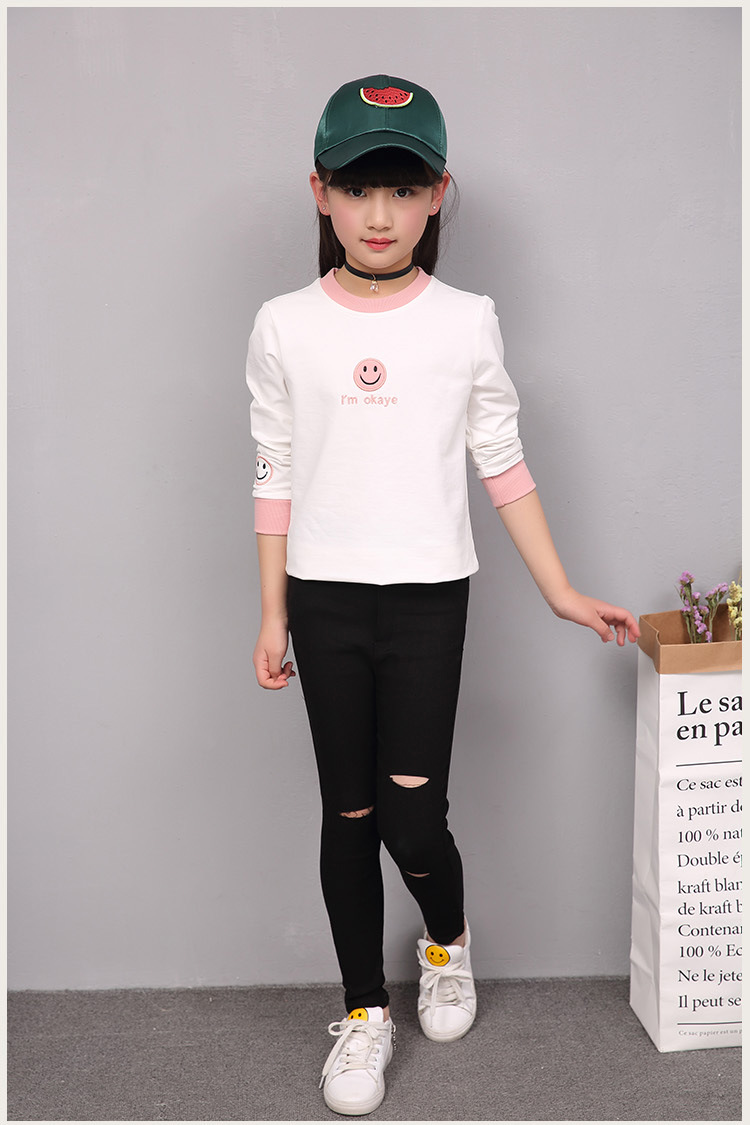 Korea Fashion Style musim semi dan musim gugur baru bagian tipis anak celana celana anak bottoming