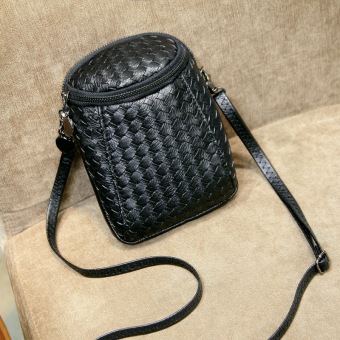 Korea Fashion Style Perempuan Tas HP Tas Kecil (Hitam)