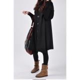 Korea Modis Wanita Plus Wol Jaket Mantel Musim Gugur Musim Dingin Wanita Wanita Plus Cape Mantel Mantel Kasual Tombol Jaket- Internasional Januari 2019 - 4 Korea Modis Wanita Plus Wol Jaket Mantel Musim Gugur Musim Dingin Wanita Wanita Plus Cape Mantel Mantel Kasual Tombol Jaket- internasional - 4
