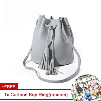 jual kulit pu tas selempang bahu wanita leather tassel shoulder bag abu abu intl nadou jual kulit pu tas selempang bahu wanita leather tassel shoulder bag abu abu intl nadou