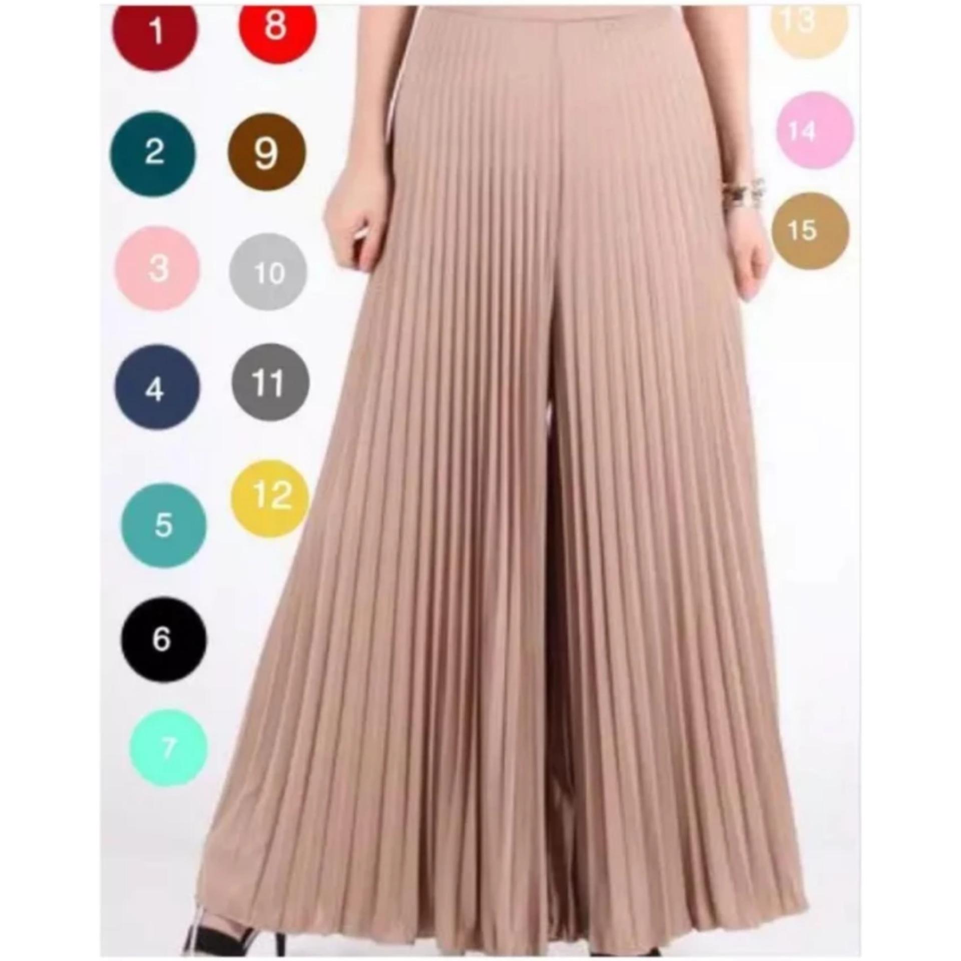 Sb Collection Celana Kulot Brownly Long Pant Coklat Spec dan SB Collection Celana Hamil Panjang Rinda Pant Hitam Source · Kulot Plisket
