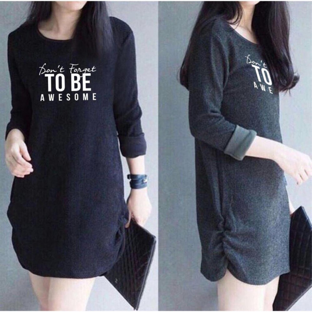 Labelledesign DONELLA DONTFORGETTOBEAWESOME-DARKGREY
