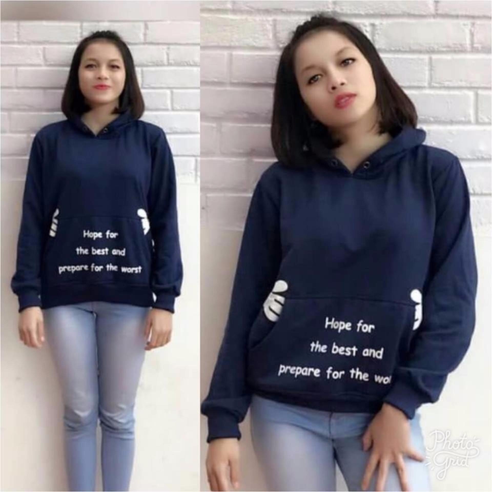 Labelledesign SWEATER KAILA HOPE WARNA BIRUMUDA