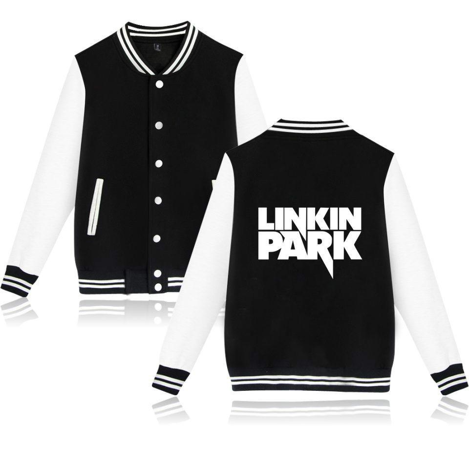 LIMENG Baru Linkin Park Hoodies Winter Kasual Pria untuk Musim Gugur Sweatshirts Pria Baseball Seragam Hoodies Hangat Kapas Rock dan Roll Hoodie-shirt Maxi Plus Ukuran XXS ~ XXXXL For Men Series 2 (Hitam) -Intl
