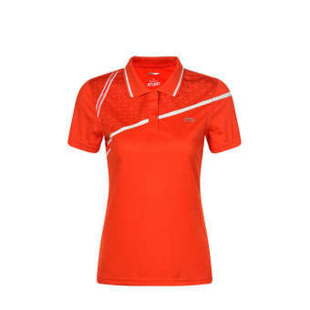 Gambar LINING aayh238 lengan pendek perempuan bulu tangkis Seri t shirt (AAYH242 1)