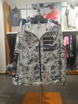 Gambar Lining afdm007 kontra basket pria kamuflase jaket jaket (Standar putih sepotong dicetak)