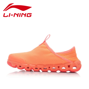 Gambar LINING ahlj006 1 2 6 luar ruangan perempuan perempuan sepatu hulu (Lembut neon orange fluoresensi Yao Hong 1)