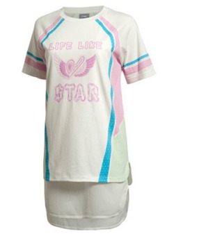 Gambar LINING ahsj576 2 lengan pendek wanita (Seperti gambar)