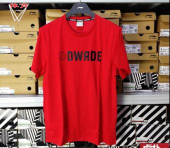 Gambar LINING ahsm297 Shishang asli baru dicetak t shirt (AHSM297 3 Hong)