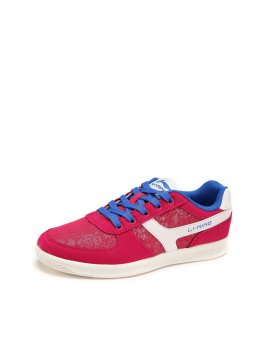 Gambar LINING alck034 1 Shishang plum merah warna kasual sepatu sepatu (Merah)