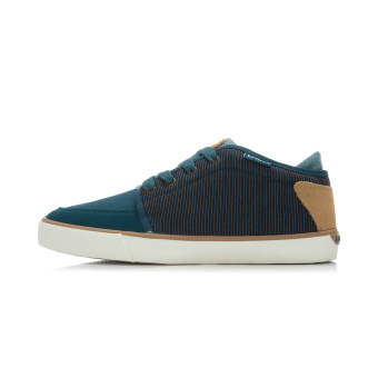 Gambar LINING almj017 model musim gugur kebugaran kasual sepatu sepatu pria (Dai Biru teh coklat)