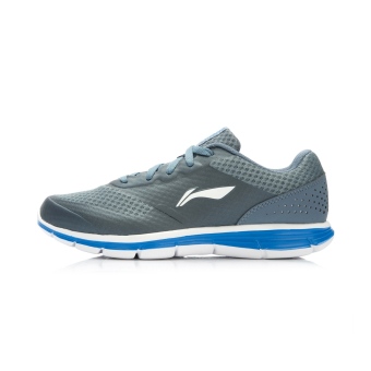 Gambar LINING ARBK031 baru musim semi dan musim panas memakai sepatu lari sepatu lari (Flint biru biru Palace)