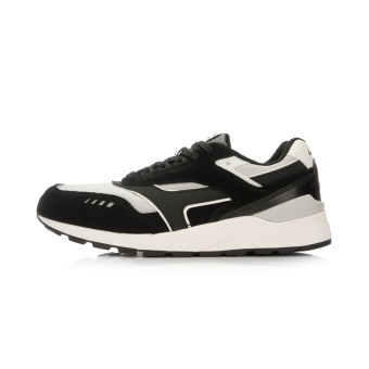 Gambar Lining ARCL023 Rak Konter Khusus Sepatu Pria (Hitam mikrokristalin abu abu off white)