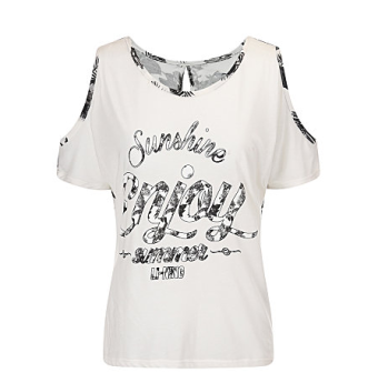Gambar LINING atsk158 1 seri perempuan lengan pendek t shirt (Warna Gambar.)