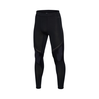 Gambar LINING aulm031 pria celana reflektif joging kebugaran celana (Standar hitam)