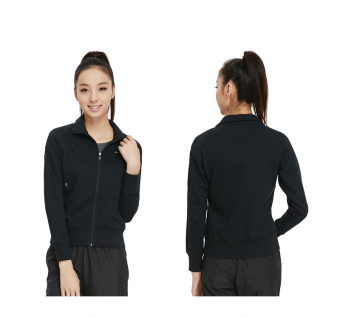 Gambar LINING awdh488 1 perempuan kasual cardigan sweater tidak ada cap Kebugaran Pakaian (AWDH486 1)