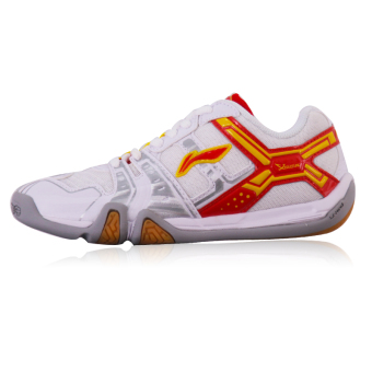 Gambar LINING AYTJ068 kasual profesional sepatu Lin Dan sepatu bulu tangkis sepatu (Dasar putih)