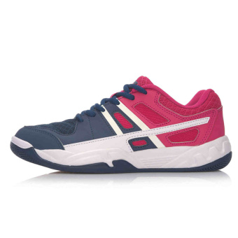 Gambar LINING AYTM054 baru sepatu bulu tangkis kebugaran sepatu (Dasar Biru neon)