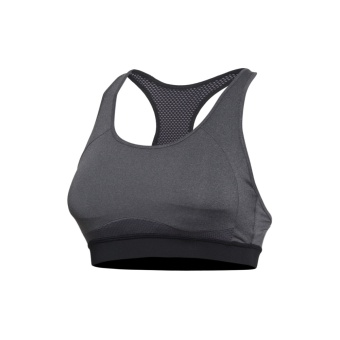 Jual LINING Cepat Kering Elastis Pakaian Latihan Keelastikan Baju Olahraga Kebugaran Korset (Campuran Warna Yang Mendalam Bunga Abu-Abu/Standar Hitam) Murah