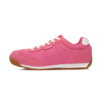 Gambar LINING musim gugur baru sepatu kasual sepatu (Putri merah muda putih)