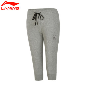 Gambar LINING nyaman baru ms. bernapas merajut celana olahraga Wei celana (Baru kapas bunga abu abu)