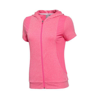 Gambar LINING Nyaman Resmi Perempuan Slim Kebugaran Sweater (Pencampuran warna fluoresensi bubuk buah) (Pencampuran warna fluoresensi bubuk buah)