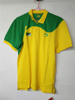Gambar LINING Pria Kebugaran seri lengan pendek 1TSC903 1 merajut lengan pendek (Seperti gambar)
